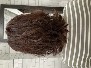 ミディアム パーマ 紙屋町　legare 🌈山村　麻美のヘアスタイル
