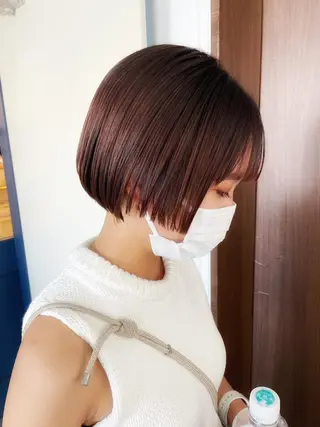 ショート カラー かわさき ともやのヘアスタイル