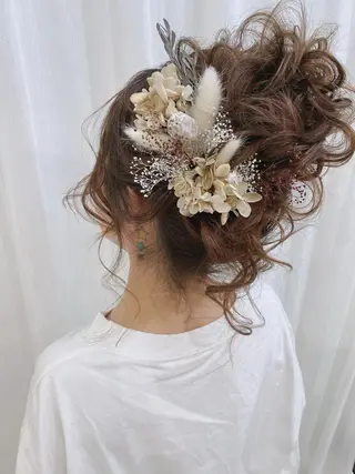 ロング ヘアアレンジ セットサロン      ラフテル所属・大阪/ヘアアレンジ /似合わせset💐のヘアスタイル