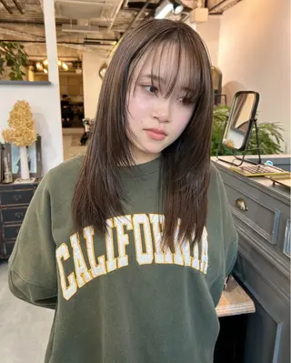 ロング 木村 陽菜のヘアスタイル