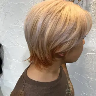 カラー keshiki大名所属・Keshiki大名 安部 真輝のヘアスタイル