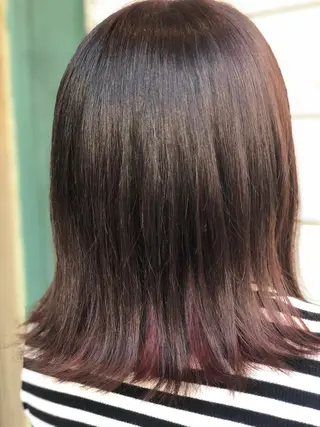 ミディアム Lia所属・縮毛矯正の達人 ☆ 松本のヘアスタイル