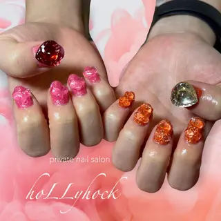 ネイル nail salon hoLLyhockのネイルデザイン