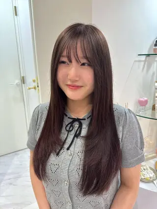 ロング カラー MONA HARUNAのヘアスタイル