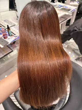 Sakuraෆ˚* 艶カラー×まつパ💖のヘアスタイル