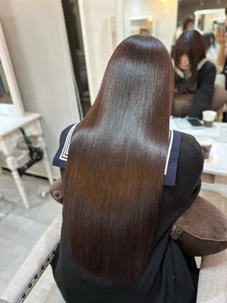 ロング 🖤ほのか/ツヤ髪 /髪質改善/縮毛矯正のヘアスタイル