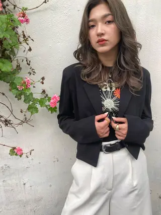 セミロング カラー ainico.所属・髪質改善　艶髪✨ Teppeiのヘアスタイル