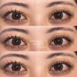 マツエク・マツパ NORA senaのマツエク・マツパデザイン