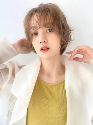ショート 毛流れパーマ/ フェード/怜哉のヘアスタイル