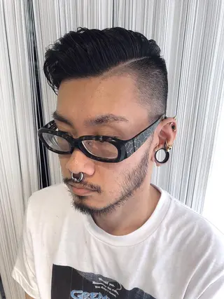 ショート メンズ 【痛くないブリーチ】 野村友大のヘアスタイル