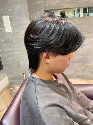 メンズ メンズ特化/フェザー /パーマ/伊勢元のヘアスタイル