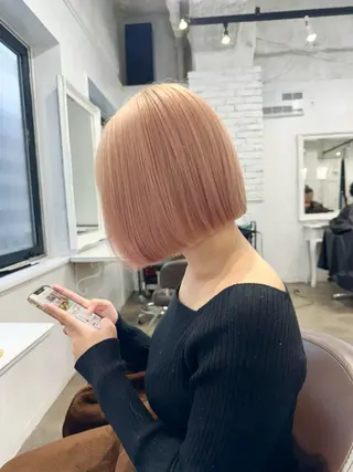 ショート カラー SALOWIN札幌大通り所属・札幌ブリーチカラー/ ダブルカラー/ドイのヘアスタイル