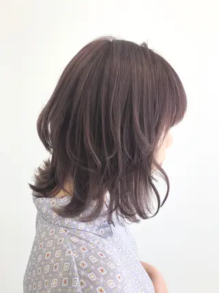 ミディアム カラー Lien by hair所属・宮崎 睦のヘアスタイル