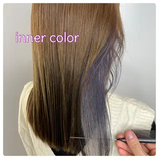 セミロング カラー 🎨絶対に褒められる "店長"鈴木貴彦🎨のヘアスタイル