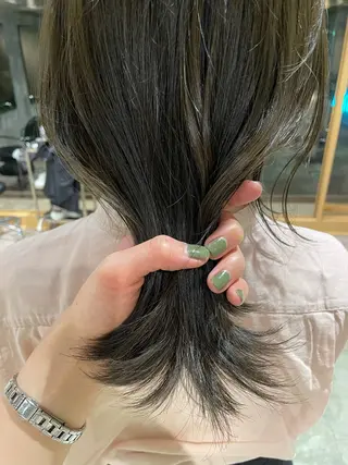 ミディアム カラー Qin shaire salon 原宿所属・🌿パーマ/ボブ/ レイヤー/Mikiのヘアスタイル