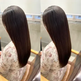 セミロング 半個室サロンyoures hair 髪質改善トリートメント東新宿店所属・榊原竜弥 髪質改善/美髪作りのヘアスタイル