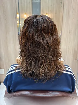 ミディアム パーマ 喜多 智規のヘアスタイル