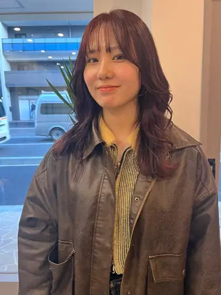 ロング カラー dogstar小林諒 レイヤー/パーマのヘアスタイル