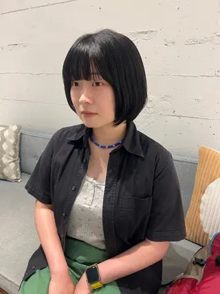 ショート 峯田 優花のヘアスタイル