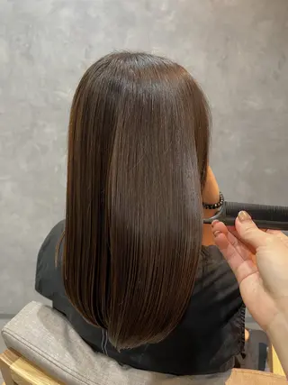 ロング カラー 中村 ひなたのヘアスタイル