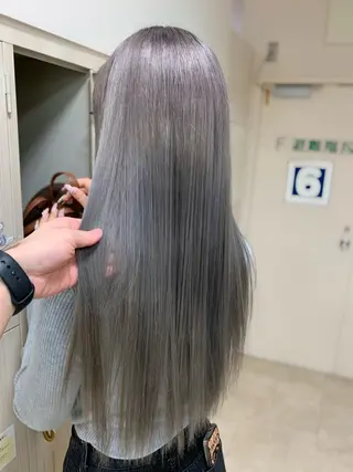 ロング カラー 銀座/ハイライト特化 🌿ブリーチ/片山のヘアスタイル