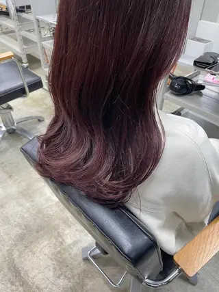 カラー セミロング 韓国/ボブ/まつパ 🩰aikaのヘアスタイル