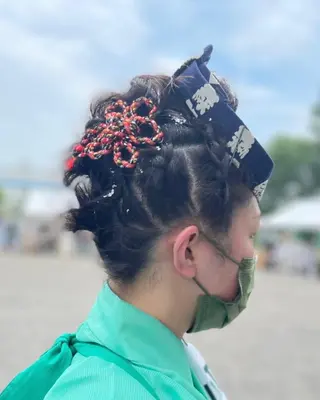 ショート ヘアアレンジ 橋口 由佳子のマツエク・マツパデザイン