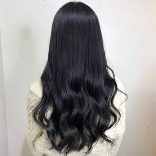 ロング カラー パーマ ヘアアレンジ 八巻 晴香のヘアスタイル