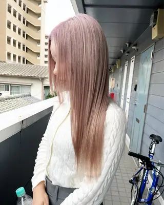 ロング カラー 渡辺 健太のヘアスタイル