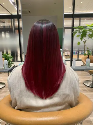 ロング FACE DECO AVEDA所属・河端 春綺のヘアスタイル