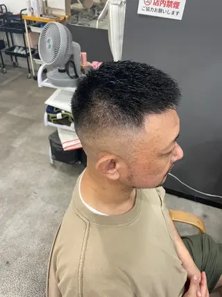 ショート メンズ 髙野 亮吾のヘアスタイル