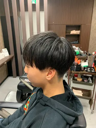 メンズ バーバーショップ涼桜新町店所属・田中大 パーマ/メンズカットのヘアスタイル