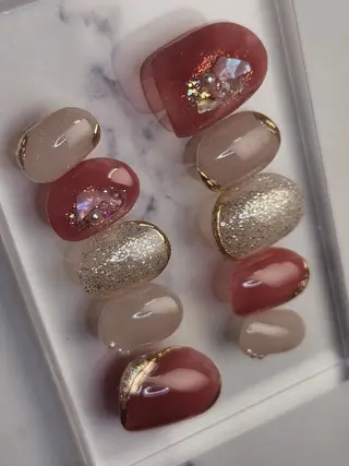 ネイル ラヴィアン ローズのネイルデザイン