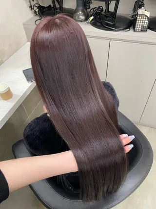 ロング カラー 🎀暖色/ラベンダー /paru🤍のヘアスタイル