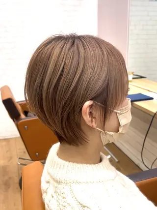 ショート 森本峻介 ボブ/透明感カラーのヘアスタイル