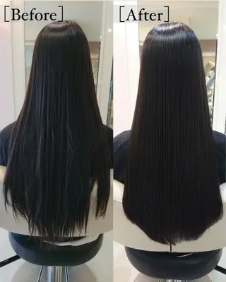 ロング 縮毛矯正 高橋佑のヘアスタイル