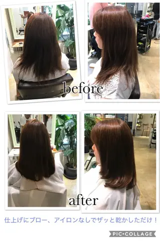 セミロング ere hair salonのヘアスタイル