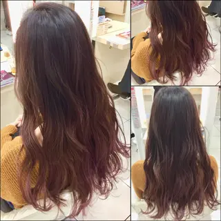 ロング カラー Ash 山田 勇太のヘアスタイル