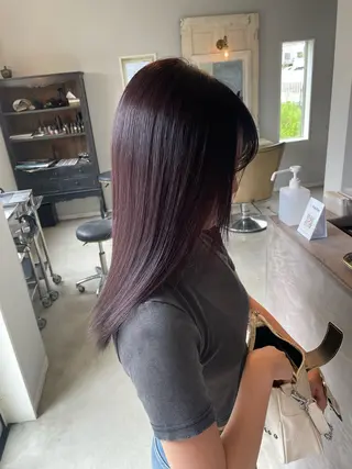 セミロング カラー Matsubara asuka  ☪︎のヘアスタイル