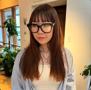 カラー Revie  hair所属・Hiyori/透明感 矢場町/栄のヘアスタイル