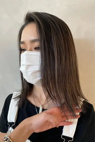 ミディアム カラー ヘアアレンジ 【代表】高山 一真のヘアスタイル