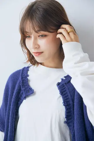 ミディアム 🎨インナーカラー が得意👍新垣⚜️のヘアスタイル