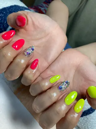 ネイル rukianail 新里のネイルデザイン