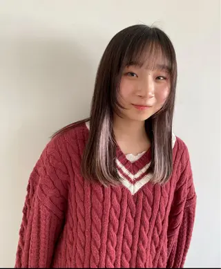 ロング カラー 𝐍𝐚𝐭𝐚𝐥𝐢𝐞所属・つくばNATALIE alisaのヘアスタイル