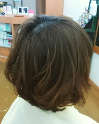 ショート パーマ 中野 靖志のヘアスタイル