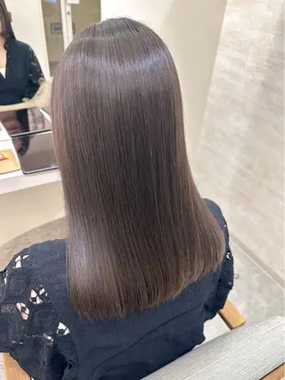 ミディアム 髪質改善&ヘアケア 永山若奈のヘアスタイル