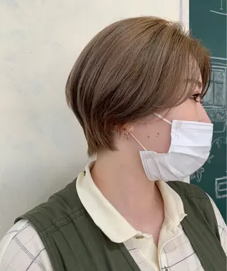 ショート カラー シェアサロン糸所属・おおはし ひかりのヘアスタイル