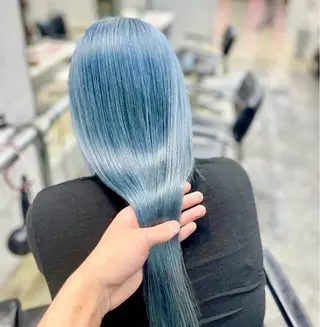 ロング カラー zina渋谷所属・韓国レイヤー顔周り カット髪質改善しゅんのヘアスタイル