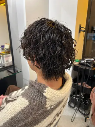 パーマ メンズ fifth神宮前 HIN★T★のヘアスタイル