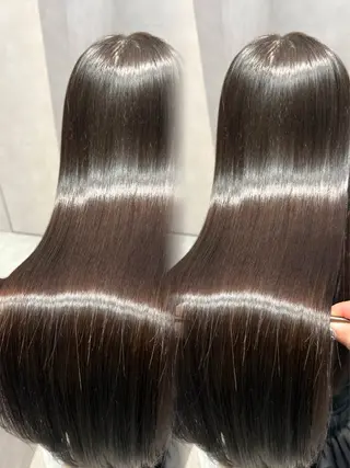 ロング カラー パーマ ヘアアレンジ salowin新宿East3階所属・艶美髪/髪質改善 /縮毛矯正/木元渓太のヘアスタイル